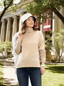 Harvard Women Solid Acrylic Pullover