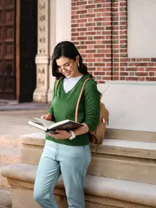 Harvard Women Solid Acrylic Pullover