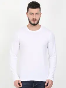 Fleximaa Men White T-shirt