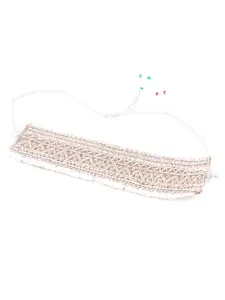 ODETTE Pink Artificial Beads Necklace