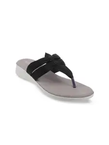 Metro Black Comfort Sandals