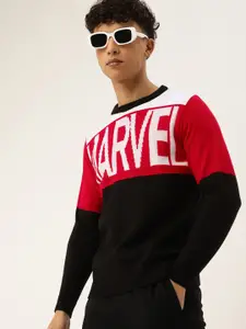 Kook N Keech Marvel Teens Boys Colourblocked Pullover
