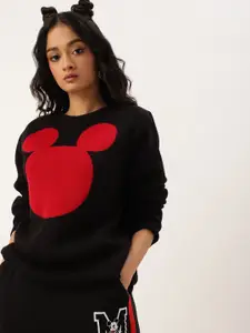 Kook N Keech Disney Teens Girls Mickey Mouse Design Pullover