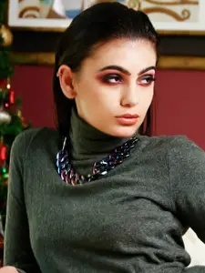 ODETTE Blue & Pink Necklace