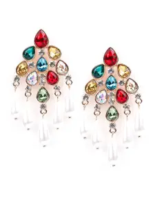 ODETTE Multicoloured Oval Drop Earrings