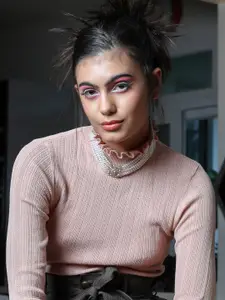 ODETTE White & Gold-Toned Beaded Layered Necklace