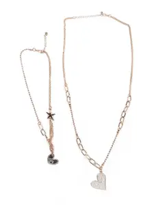 ODETTE Set Of 2 Gold-Toned Necklace