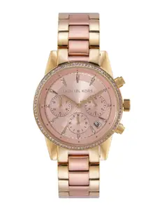 Michael Kors Women Bracelet Style Chronograph Watch MK6475I
