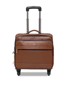 MBOSS Tan Overnighter Trolley Bag with Laptop Compartment