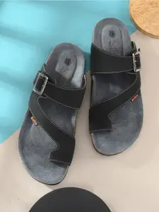SOFTIO Men Blue Comfort Sandals