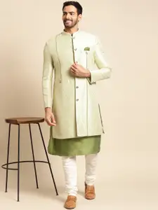 KISAH Men Kurta Indowestern Sherwani Set