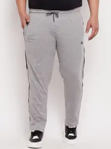 Adobe Men Grey Colorblocked Cotton Track Pant
