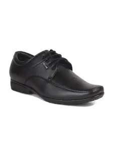 Liberty Men Black Solid Formal Derbys