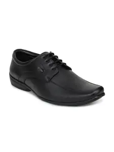 Liberty Men Black Solid Formal Derbys