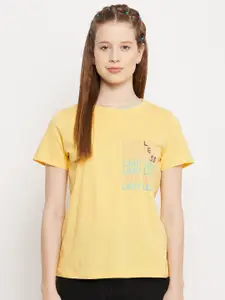 Madame Yellow Pure Cotton Top