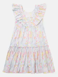 Angel & Rocket Multicoloured Floral A-Line Dress