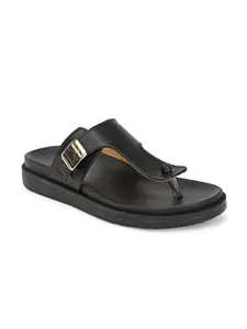 Eego Italy Men Black Comfort Sandals