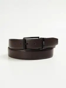 CODE by Lifestyle Men Black Leather Formal Belt