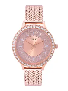 GUESS Women Stainless Steel Bracelet Style Straps Analogue Watch - GW0402L3