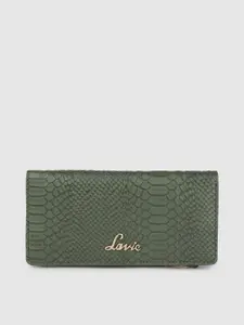 Lavie Safain Pro Women Olive Large Two Fold Purse Wallet