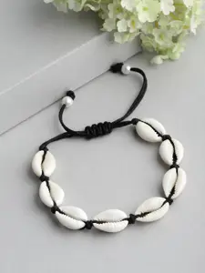 PANASH Women Black & White Charm Bracelet