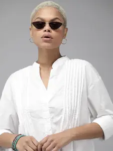 Roadster Women White Casual Shirt