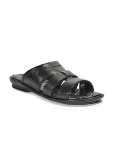 Liberty Men Black Comfort Sandals