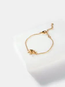 SHAYA Women Gold-Plated Silver Link Bracelet