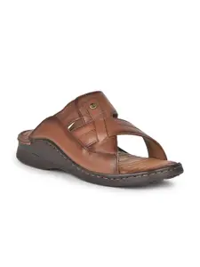 Liberty Men Tan Brown Comfort Sandals