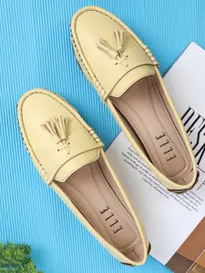 ELLE Women Mustard Yellow Loafers