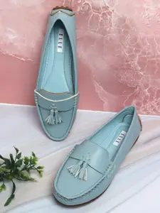 ELLE Women Blue Loafers
