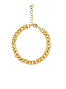 MNSH MNSH Women Gold-Plated Mini Link Bracelet