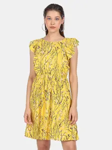 Aeropostale Yellow Floral Dress