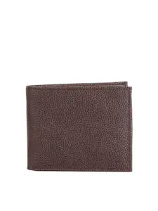 ZEVORA Women Brown Leather Two Fold Wallet