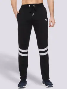 Mark Leute Men Black Solid Regular Fit Track Pants