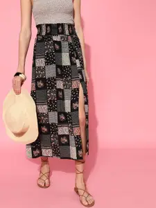 STREET 9 Stunning Black Floral Skirt