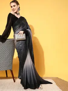 Chhabra 555 Ombre Saree with Embellished Border