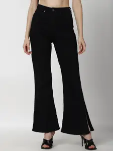 FOREVER 21 Women Black Bootcut Jeans