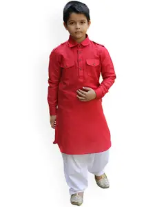 Manyavar Boys Pathani Kurta with Patiala Salwar