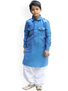 Manyavar Boys Pathani Kurta with Salwar