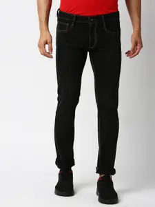 Pepe Jeans Men Charcoal Black Vapour Slim Fit Light Fade Stretchable Jeans