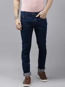 Pepe Jeans Men Blue Vapour Slim Fit Mid-Rise Stretchable Jeans