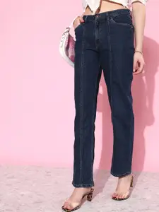 Roadster Women Dad Fit Princessline Cut High-Rise Stretchable Jeans