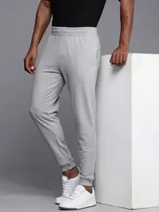 HRX by Hrithik Roshan Men Grey Melange Solid Joggers