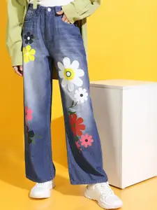 Tokyo Talkies Women Blue Flared Fit Jeans