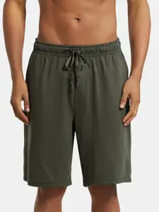 Jockey Combed Cotton Rich Mesh Elastane Stretch Shorts with Side Pockets-AM37
