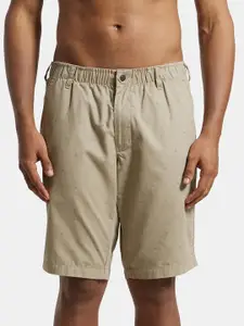 Jockey Combed Mercerised Cotton Woven Straight Fit Shorts with Side Pockets-1206