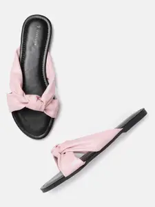Van Heusen Woman Pink Open Toe Flats