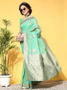 Saree mall Ethnic Motifs Saree With Woven Design Border
