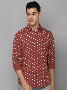 Allen Solly Sport Men Red Printed Casual Shirt